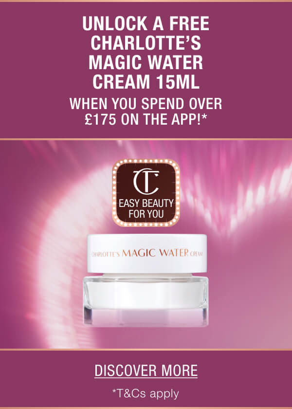 UNLOCK A FREE CHARLOTTE'S MAGIC WATER CREAM