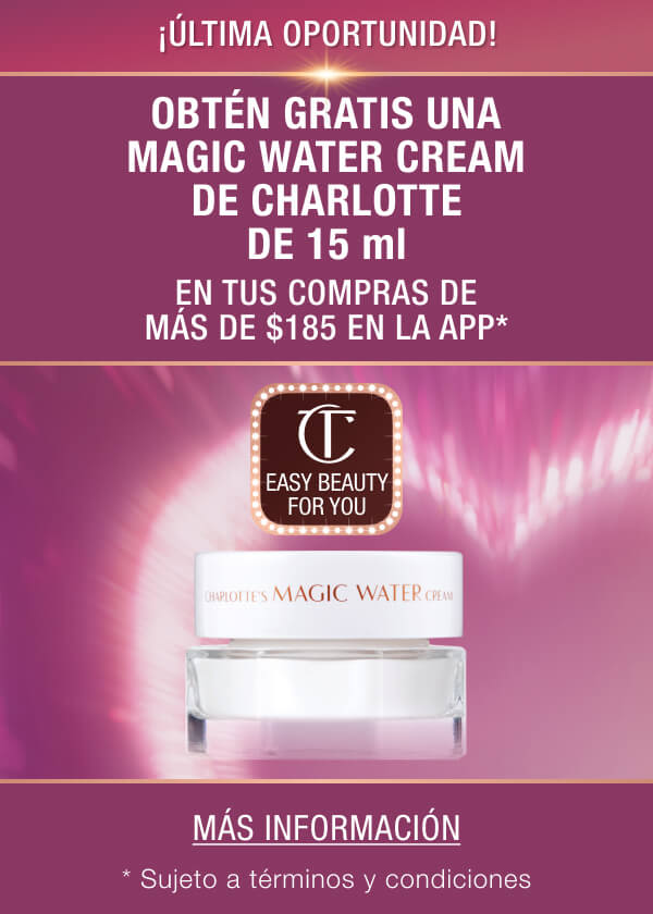 UNLOCK A FREE CHARLOTTE'S MAGIC WATER CREAM