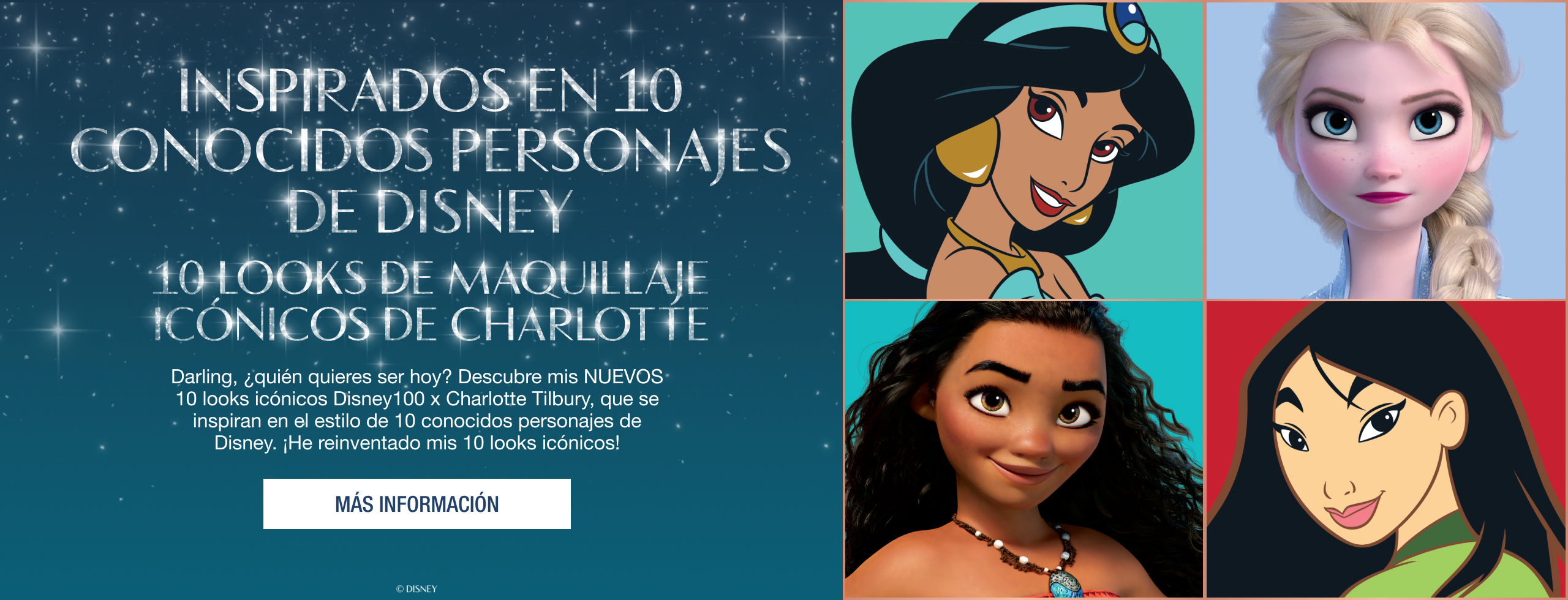 Models wearing different Disney-inspired makeup looks. Discover Now.