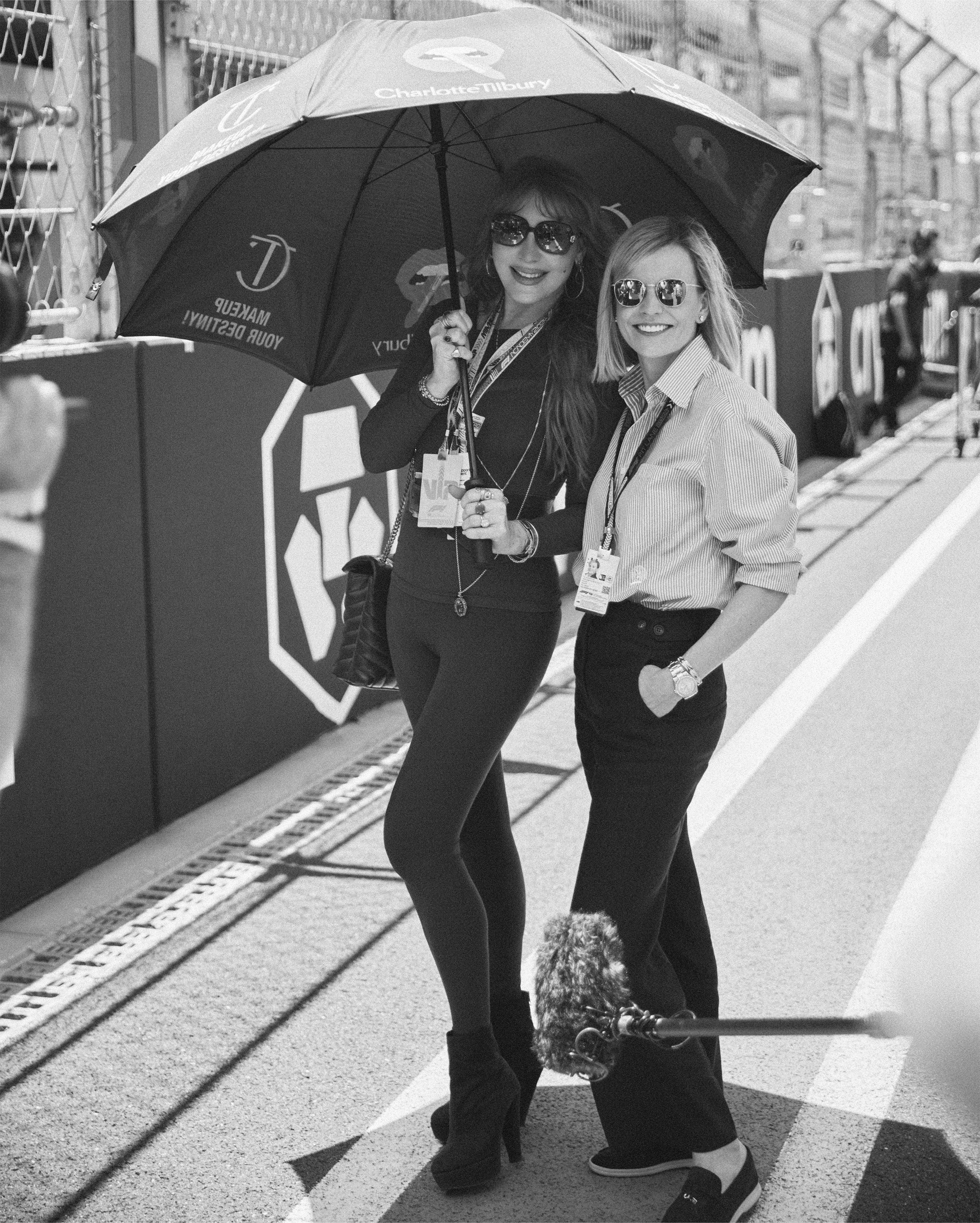 Charlotte Tilbury and Susie Wolffe at the Miami Grand Prix 2024