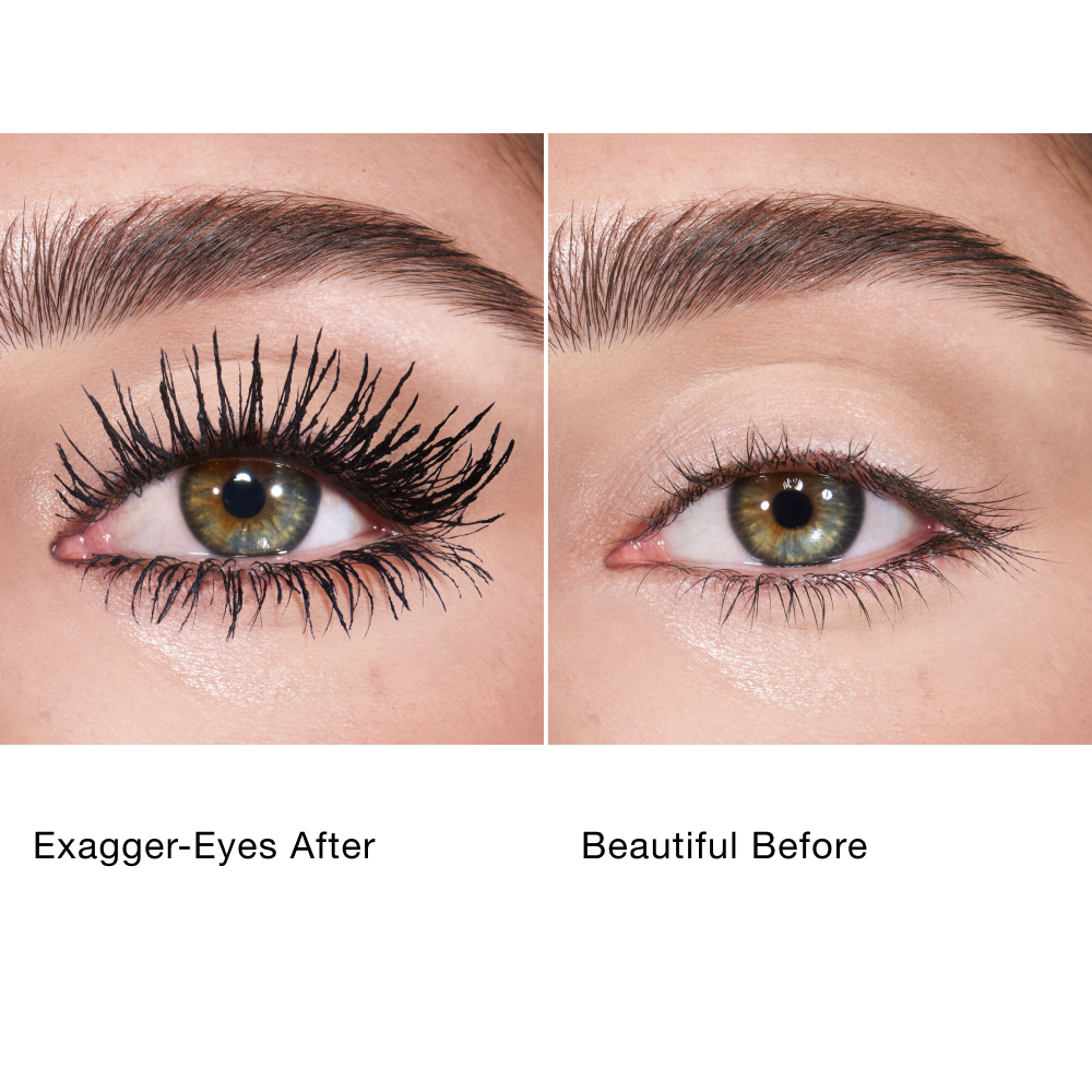Exagger-Eyes Mascara - Model - Vorher und nachher 