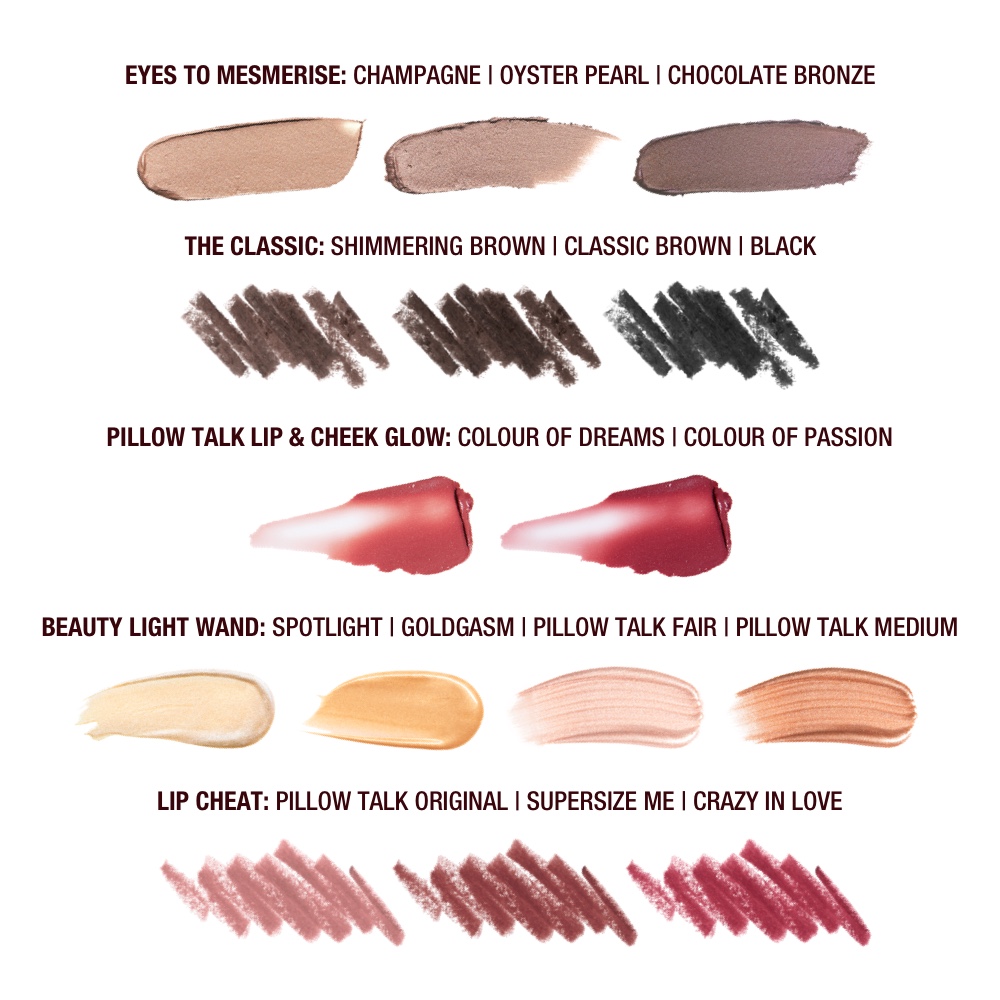 Bridal Bundle Boho Labelled Swatches