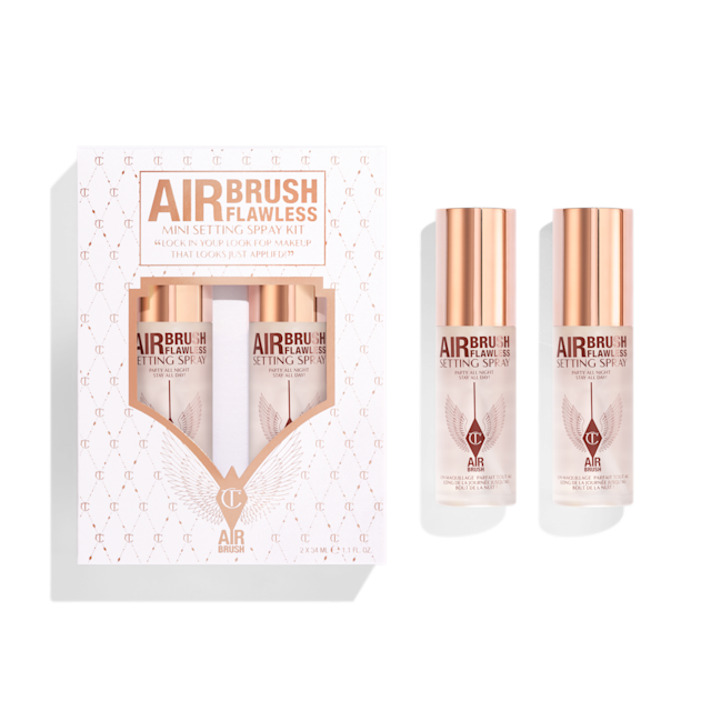 Mini Airbrush Flawless Setting Spray travel-size duo