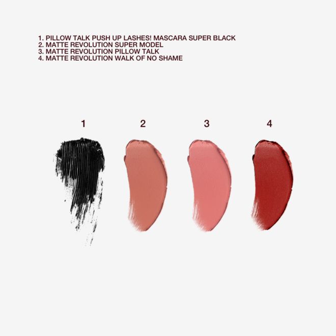 SUPERMODEL EYES + ICONIC LIPS KIT SWATCHES SUPERMODEL EYES + ICONIC LIPS KIT SWATCHES