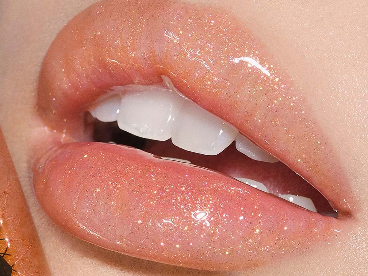 Clear glitter on sale lip gloss