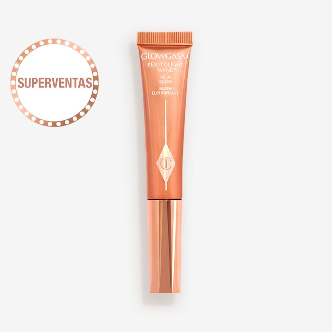 Glowgasm Beauty Light Wand Peachgasm, abierto Glowgasm Beauty Light Wand Peachgasm, abierto