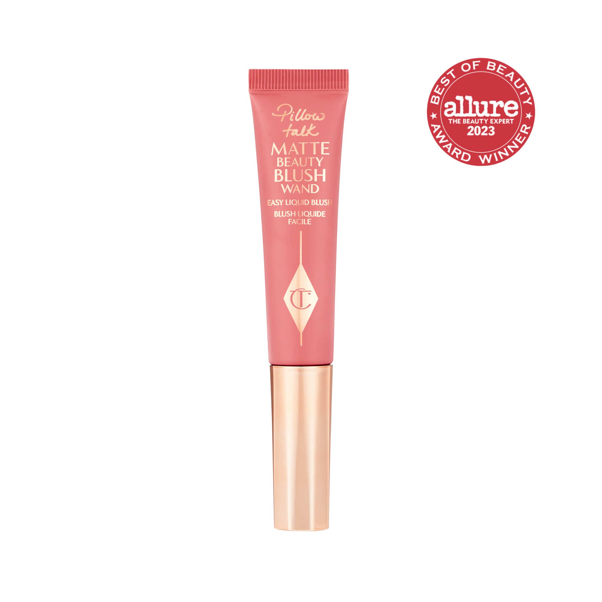 Matte Beauty Blush Wand en Pillow Talk cerrada