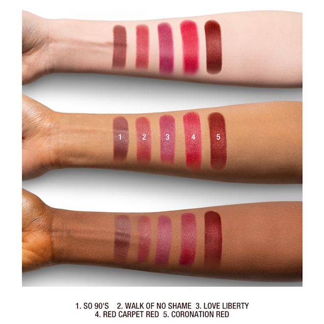 Coronation Red Arm Swatches Coronation Red Arm Swatches