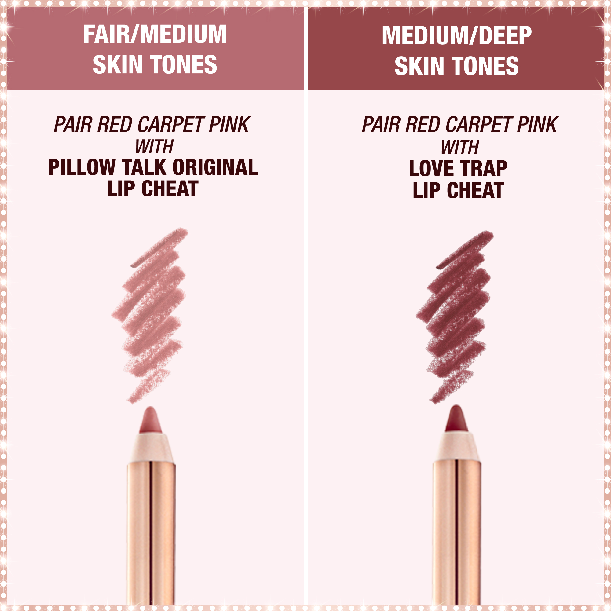 Red Carpet Pink Lipstick - perfect pairing