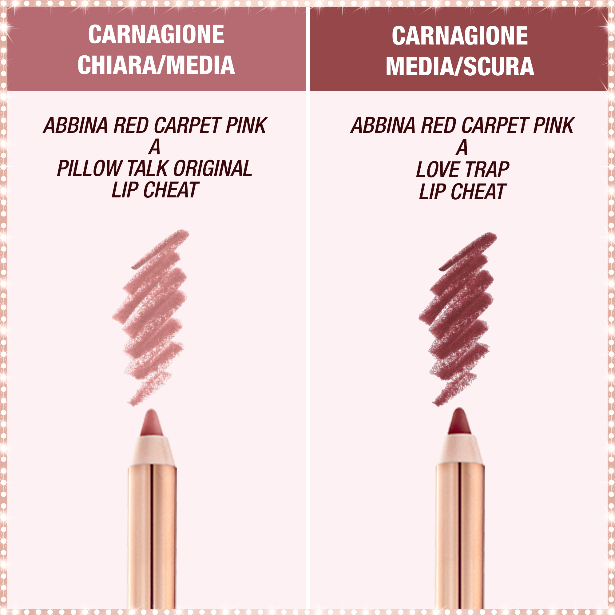 Rossetto Red Carpet Pink - abbinamento perfetto