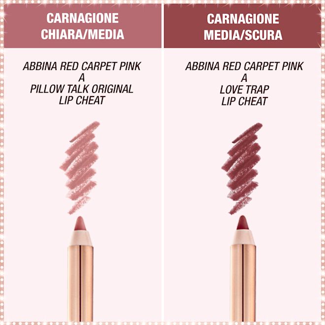 Rossetto Red Carpet Pink - abbinamento perfetto Rossetto Red Carpet Pink - abbinamento perfetto
