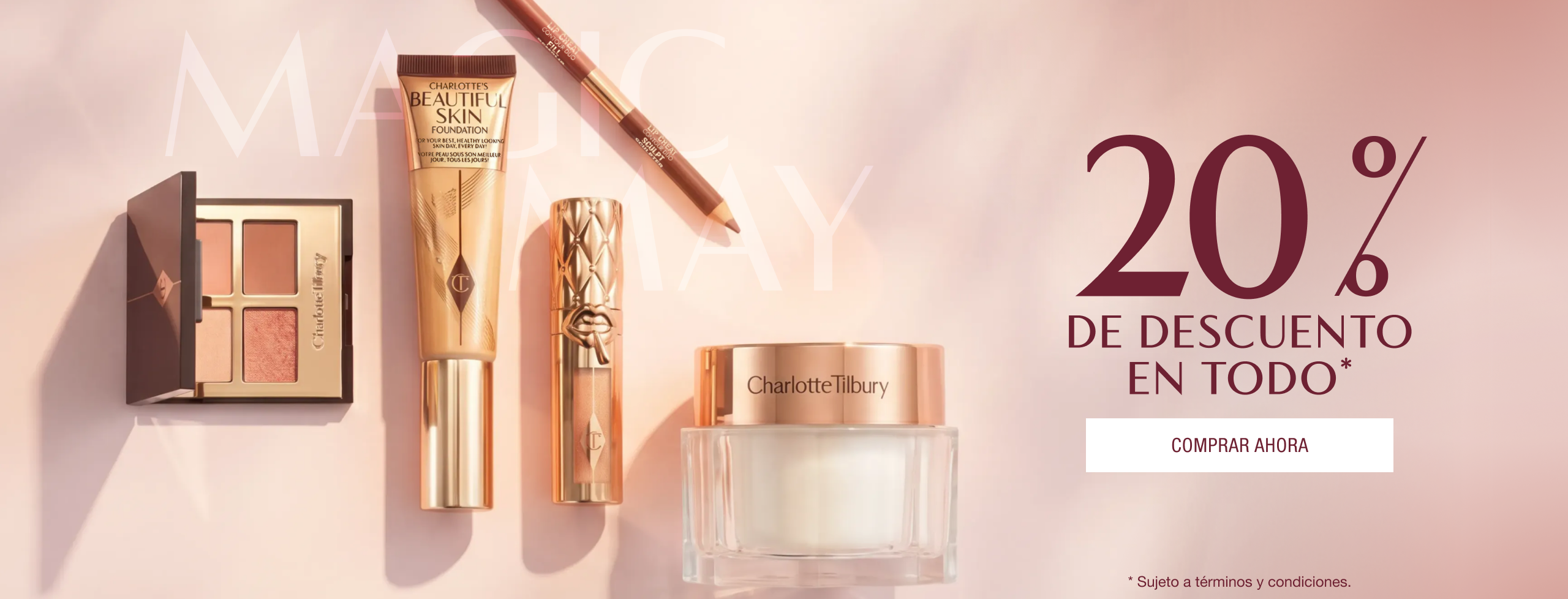 ¡20 % de descuento en todo!*