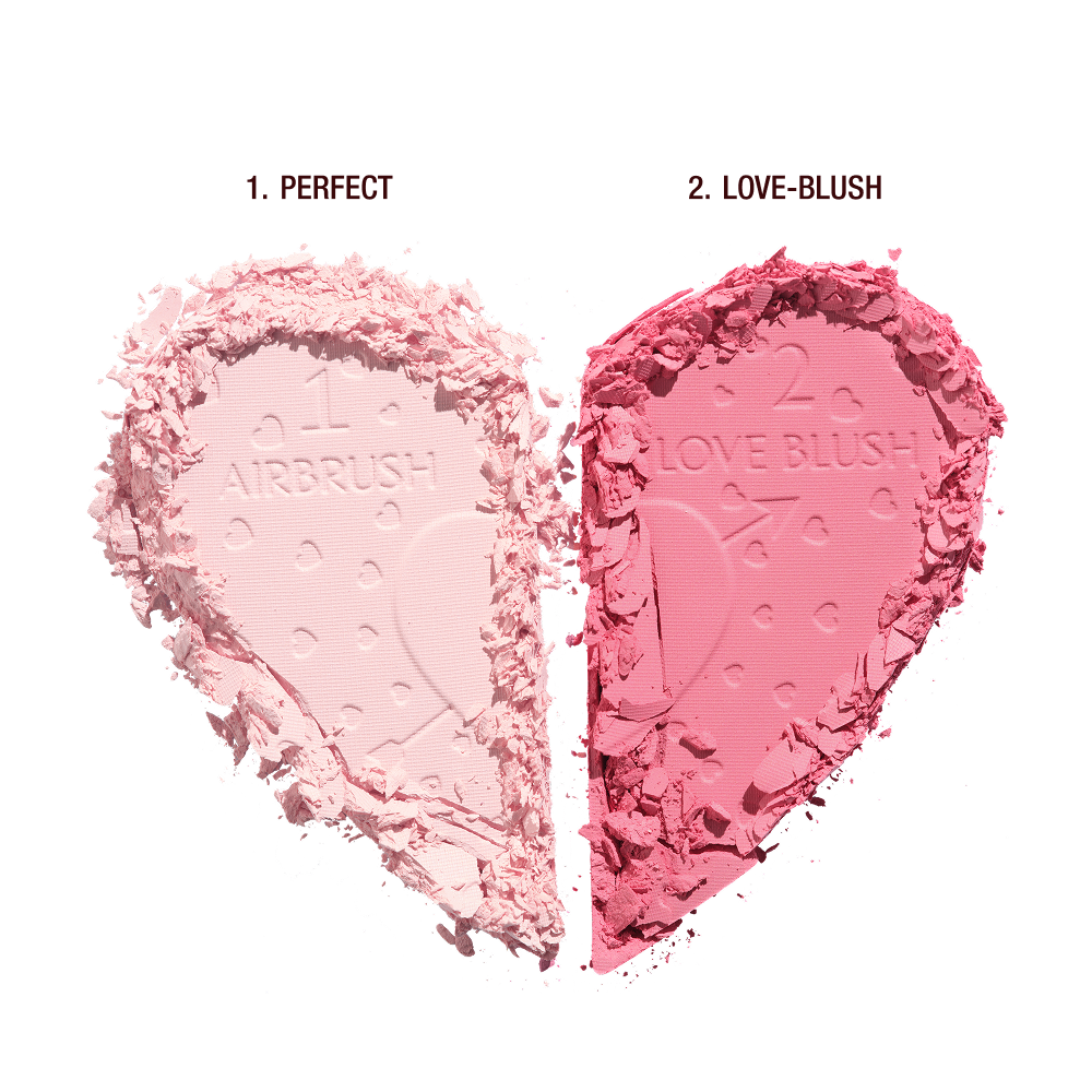 Pillow Talk Beauty Soulmates Face Palette in Flawless Pink: Pink Setting Powder + Blush