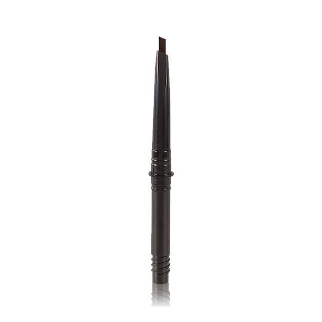 Black-coloured brow pencil refill with a thin to for precise filling. 