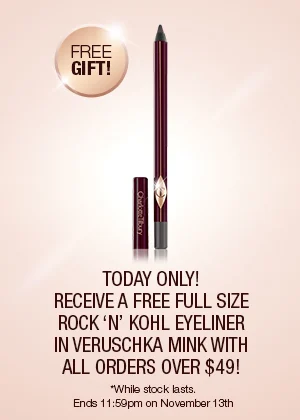 Receive A Free Rock N Kohl Eyeliner In Verushcka Mink 