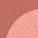Close-up swatch of a two-tone blush in warm pink and rose-gold colours. 