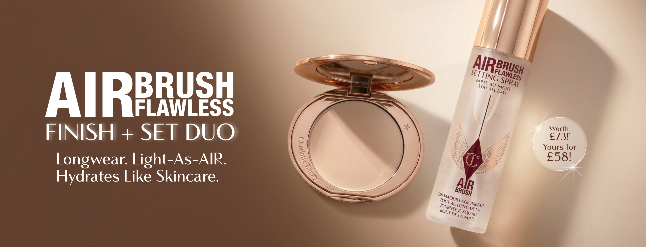 AIRBRUSH FLAWLESS FINISH + SET DUO