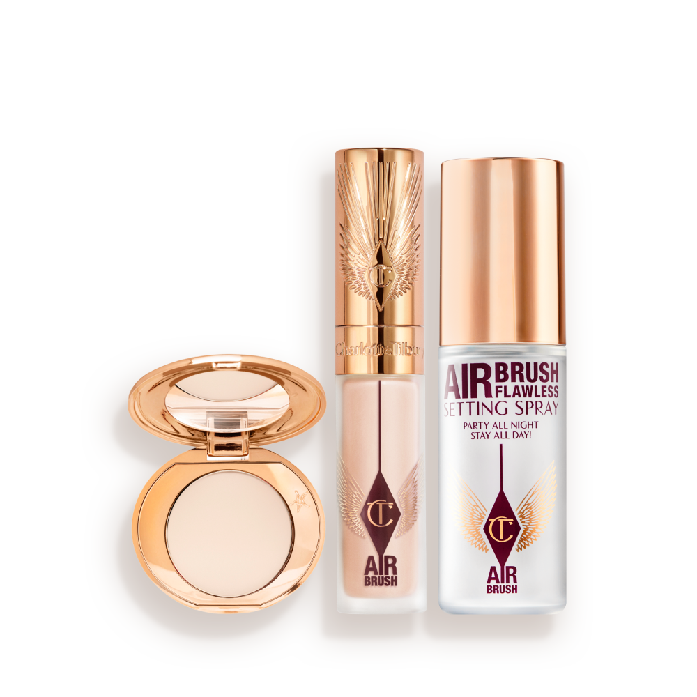 Airbrush Flawless Touch Up + Go Kit: Concealer, Powder + Matte
