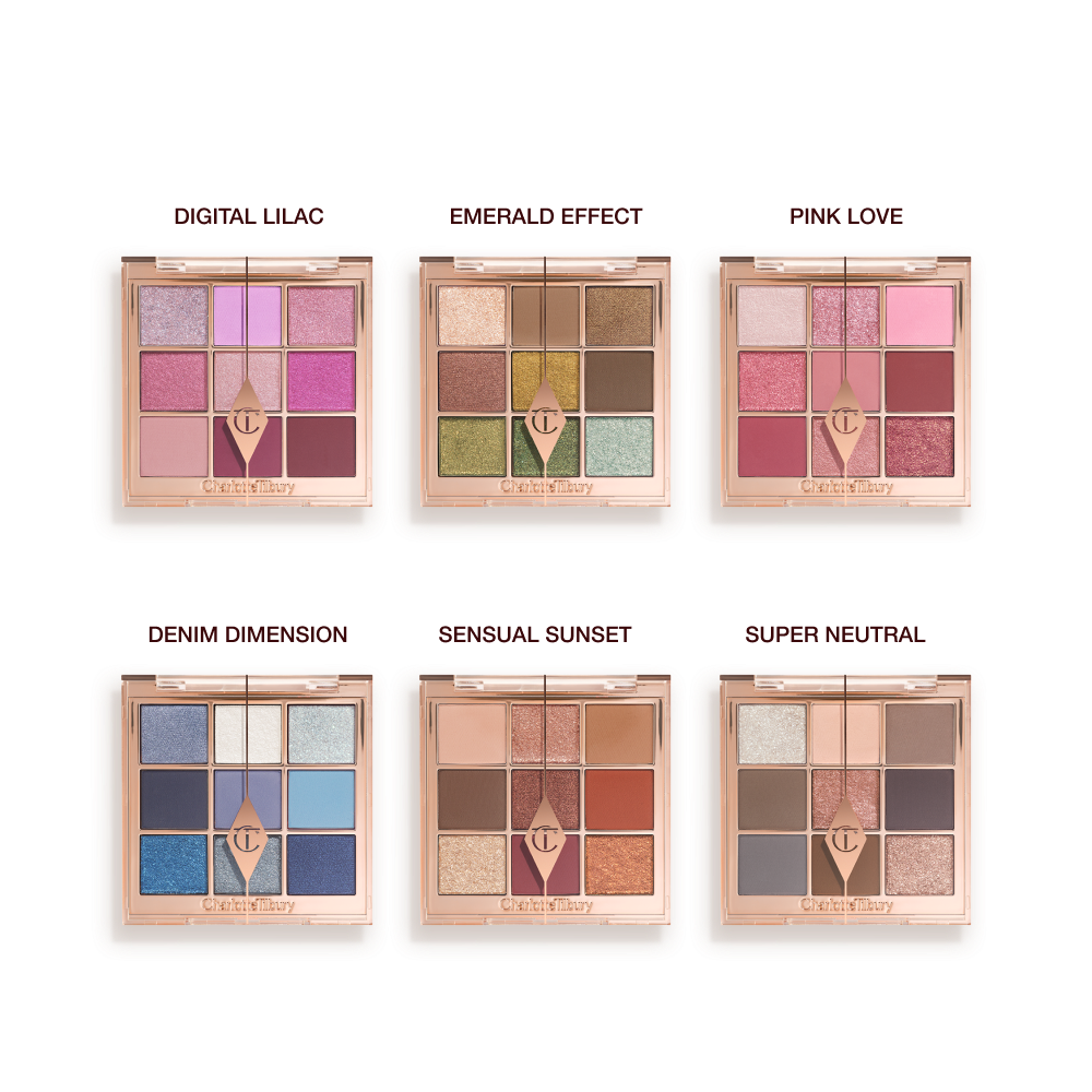 Charlotte&#x27;s Beautifying Eye Trends Kit: Limited-Edition Eyeshadow Palette and Eye Makeup Brush