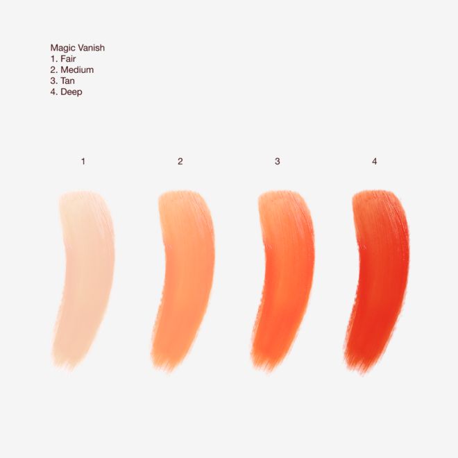 Magic Vanish swatches Magic Vanish swatches