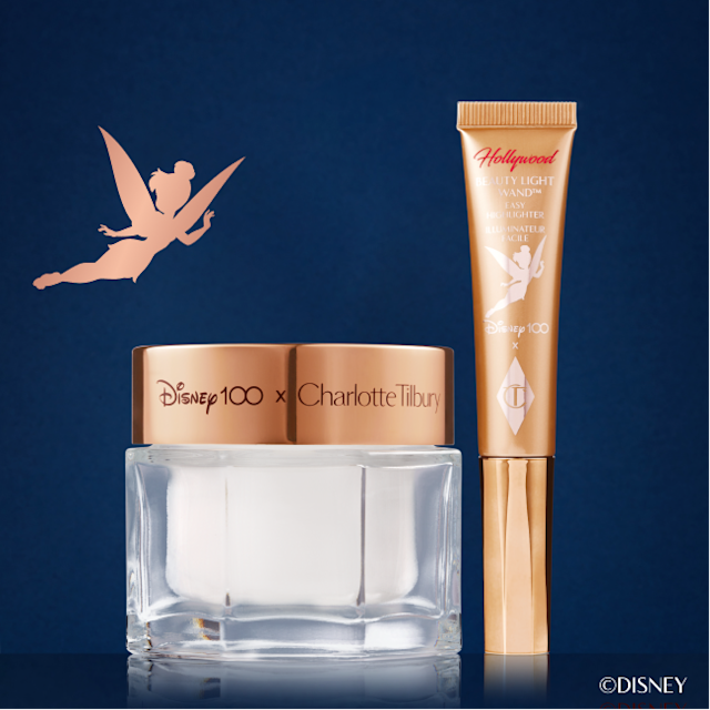 Disney 100 x Charlotte Tilbury Magic Fairy Glow Duo Charlotte's Magic Cream and Beauty Light Wand