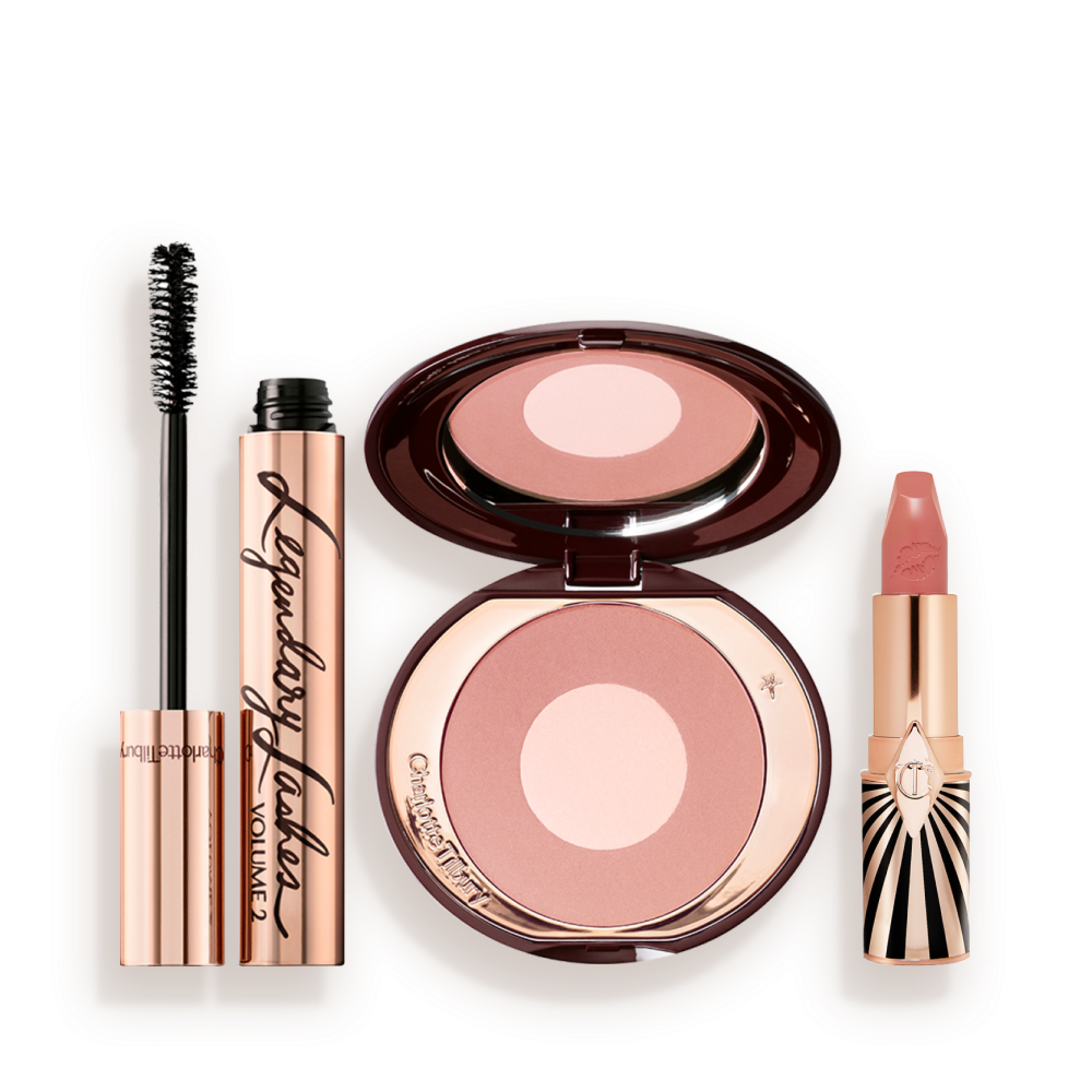 Save 45%* Legendary Lashes, Lips + Cheeks Kit: Makeup Must-haves