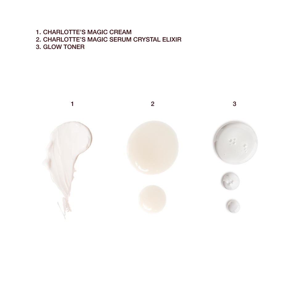 Radiant Glow on the Go Set Swatches