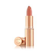 Nude peach lipstick in Bitch Perfect packshot with lid off