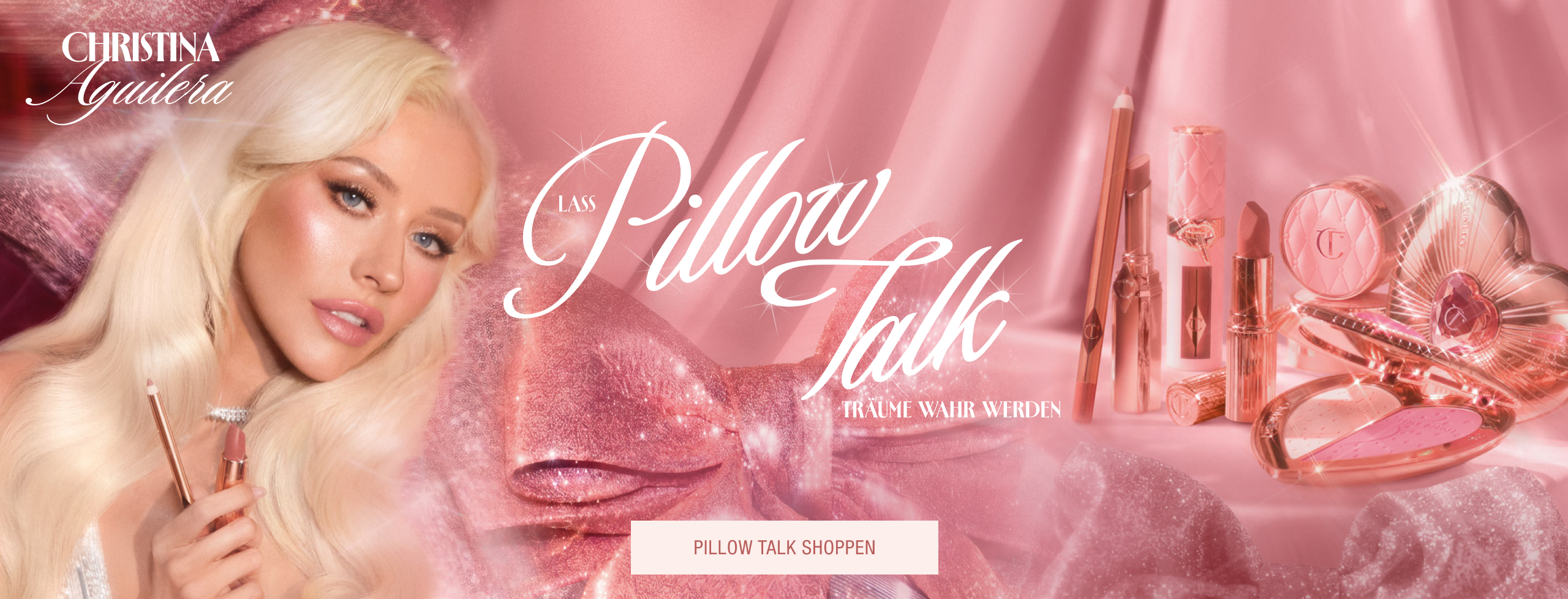 Lass Pillow Talk Träume wahr werden Christina Aguilera <PILLOW TALK SHOPPEN>