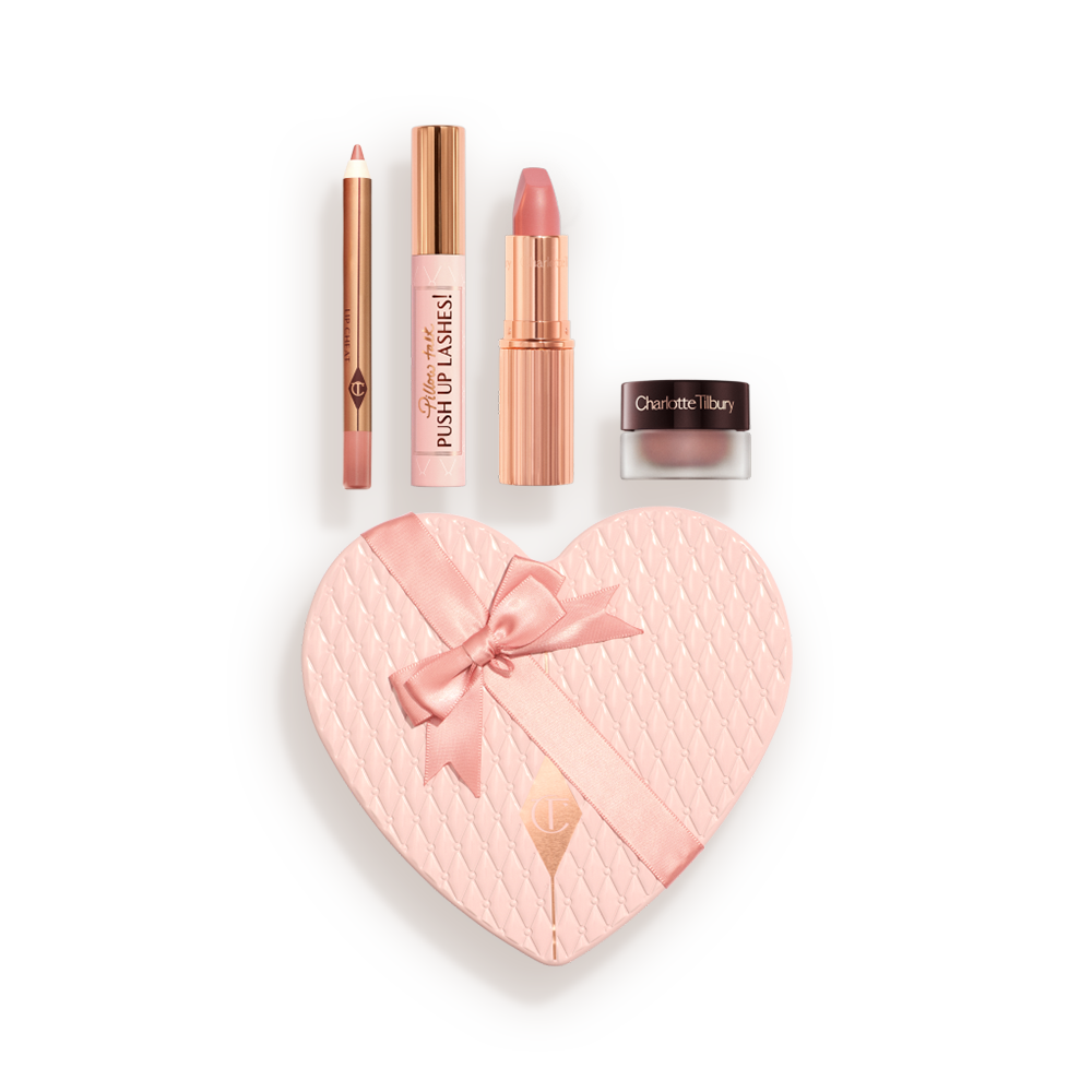 リップライナー Charlotte Tilbury Pillow Talk On The Go Charlotte Tilbury Pillow Talk Mini Lipstick & Lip Liner Set
