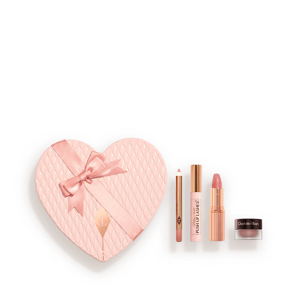 リップライナー Charlotte Tilbury Pillow Talk On The Go Pillow Talk On The Go Kit: Nude-pink Makeup Gift Set
