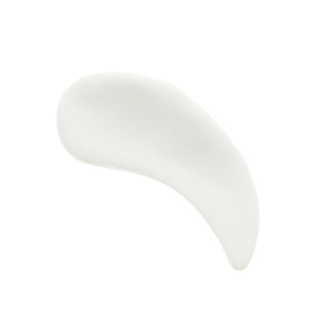 Swatch of a pearly-white face primer.