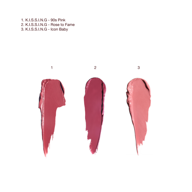 HOLLYWOOD ICONIC MINI LIP TRIO-SWATCH HOLLYWOOD ICONIC MINI LIP TRIO-SWATCH