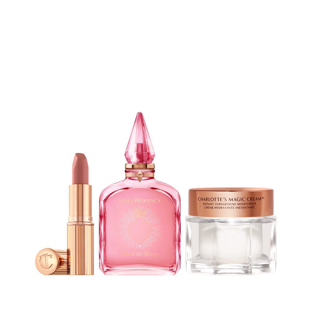 The Love + Happiness Kit: Skincare, Makeup + Perfume Trio