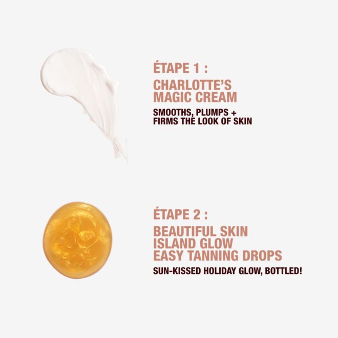 FRCA GLOWDROPS+MC-ROUTINE Beautiful Skin Island Glow Drops and Magic Cream swatch