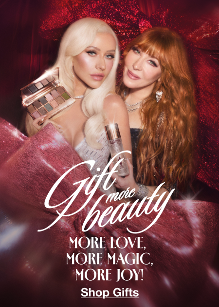 Gift more beauty MORE LOVE, MORE MAGIC, MORE JOY! Starring Christina Aguilera <SHOP GIFTS>