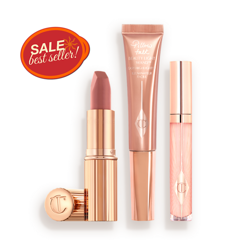 Glowing cheeks + glossy lips kit 45% off