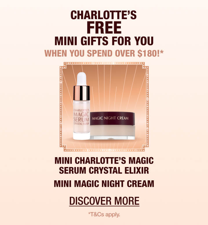 CHARLOTTE'S
FREE
MINI GIFTS FOR YOU