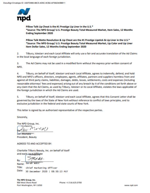 NPD Claims Letter US 2