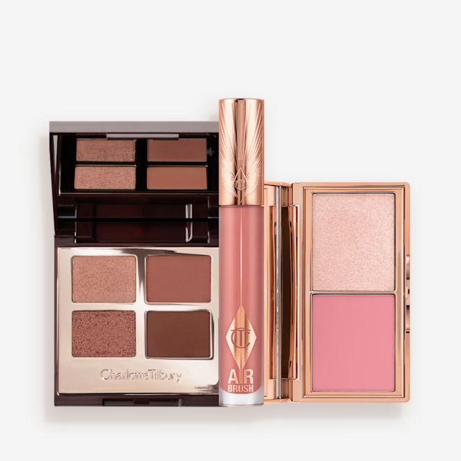 LUX PAL + BLUSH GLOW + LIP BLUR packshot LUX PAL + BLUSH GLOW + LIP BLUR packshot