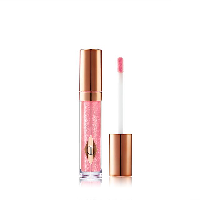 Jewel Lips jewel-shine lip gloss in Pinkgasm, a glossy, pearlescent pink