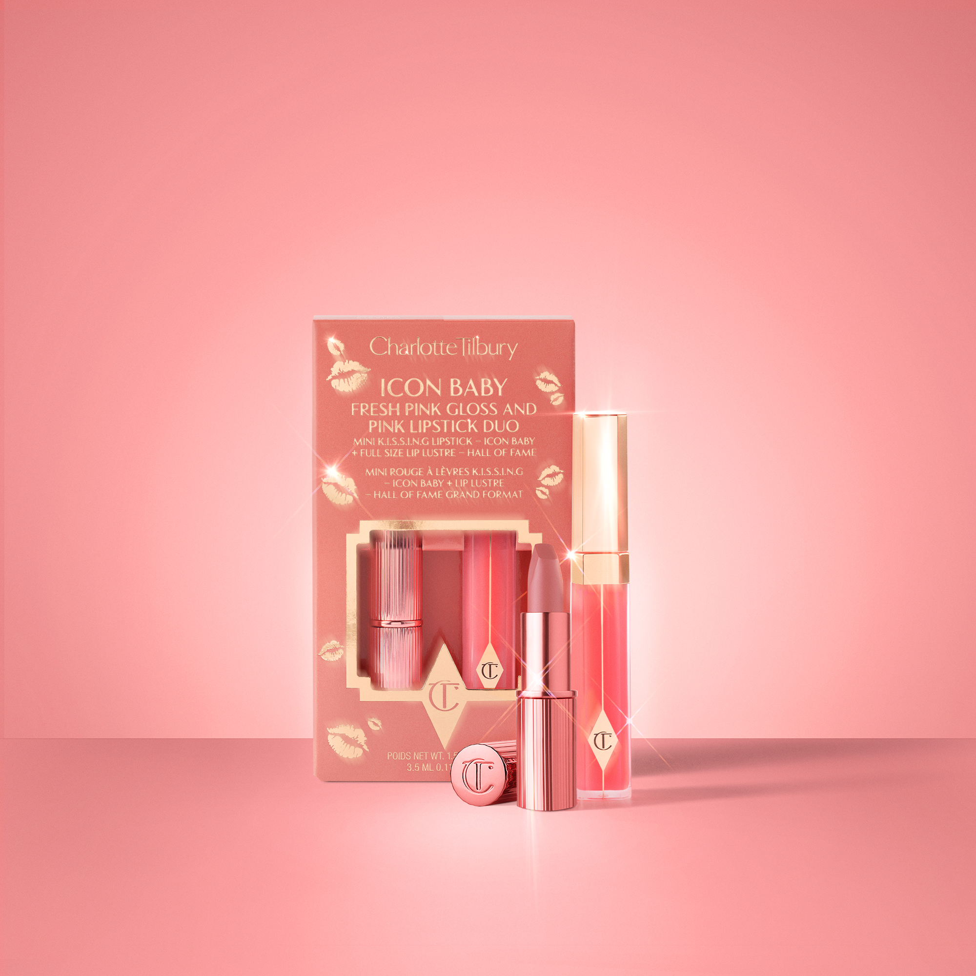 【人気ショップが最安値挑戦！】 Icon In Duo Lipstick Mini & Gloss Lip Baby Tilbury Charlotte | 口紅