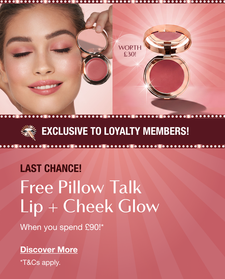 LAST CHANCE! Exclusive to Loyalty Members! Free Pillow Talk Lip + Cheek Glow