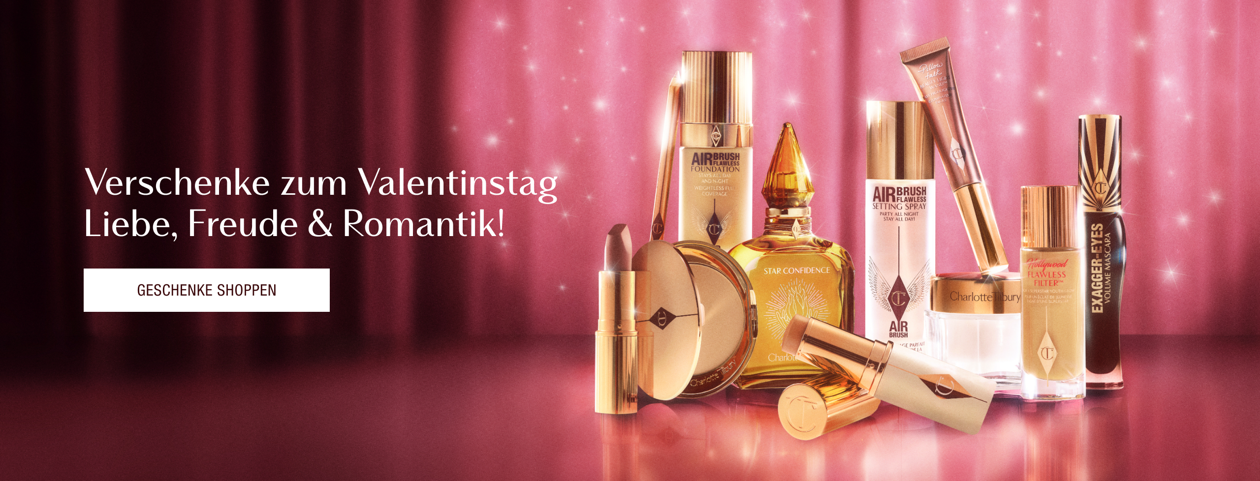 Verschenke zum Valentinstag Liebe, Freude & Romantik!  <GESCHENKE SHOPPEN>