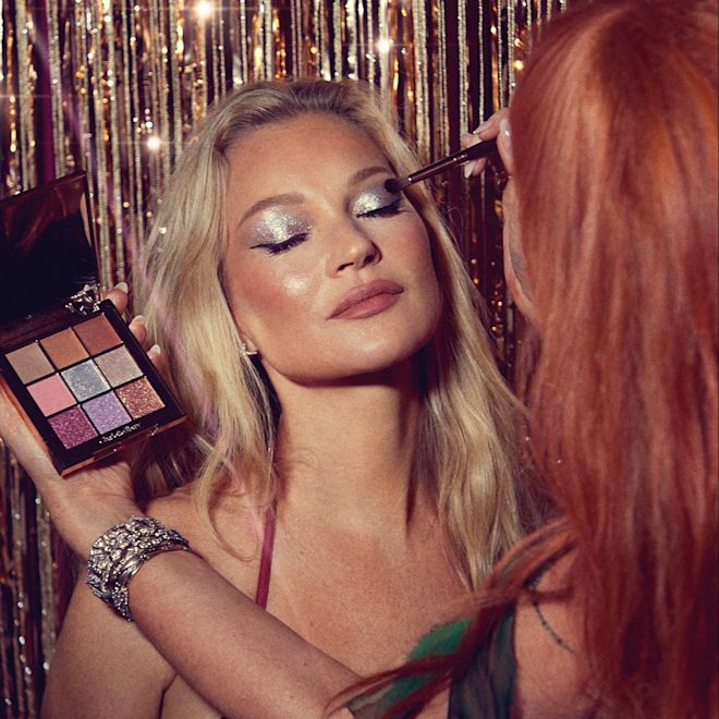 Kate Moss wearing The Beautyverse Palette Kate Moss wearing The Beautyverse Palette