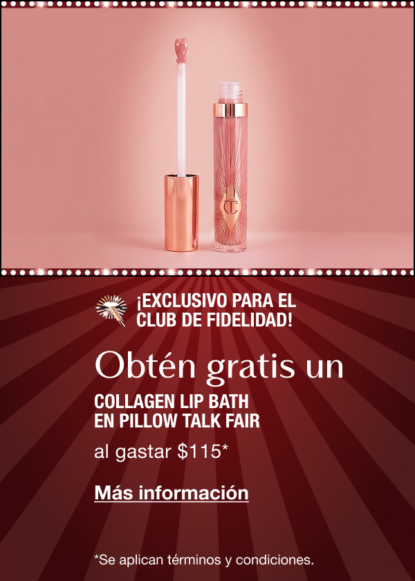 Obtén gratis un Collagen Lip Bath en Pillow Talk Fair
