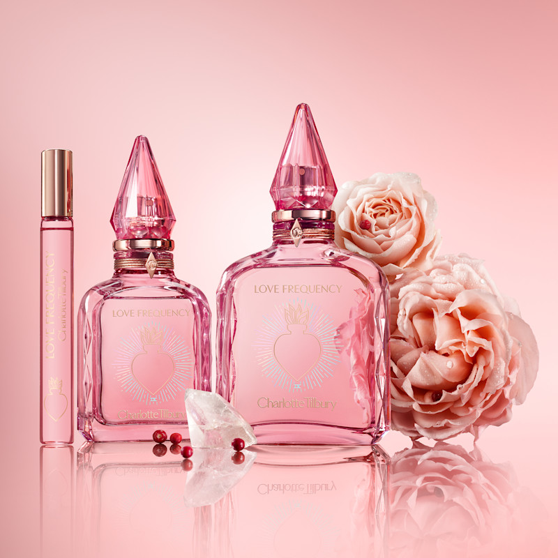 Love Frequency perfume still life