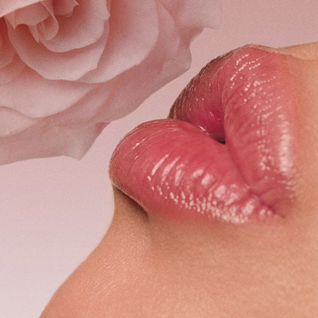 Lip liner and lipstick combination blushed rose + pillow talk