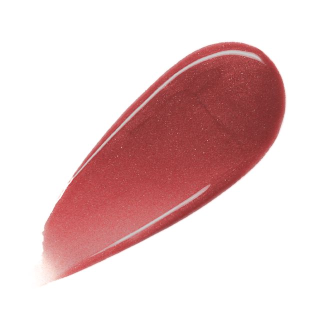 Mini Collagen Lip Bath in Walk of No Shame swatch Swatch of a high-shine lip gloss in a berry-pink shade.