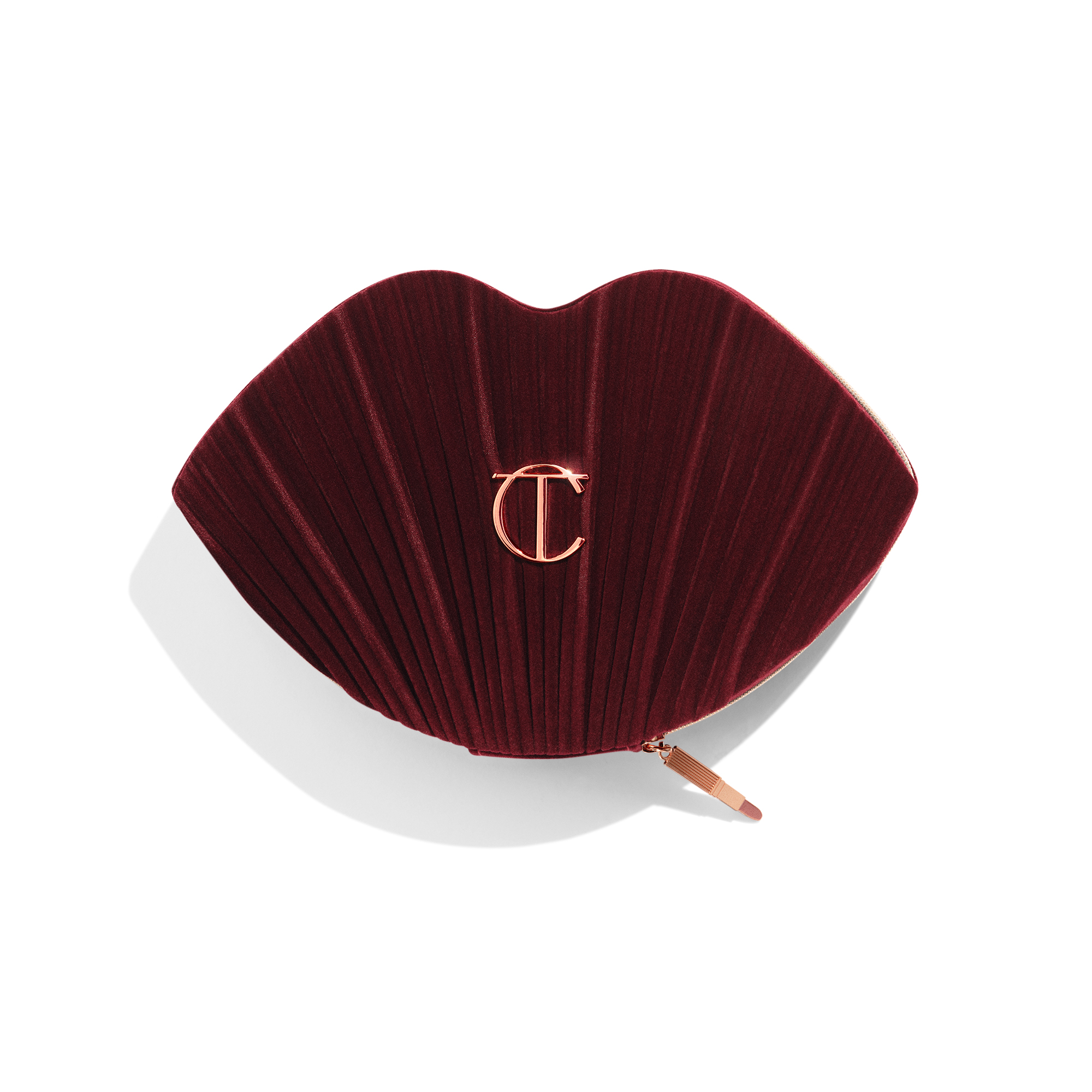 Shop the Hot Lips makeup bag and store your must-have makeup and skincare in the lip-shaped compartment.